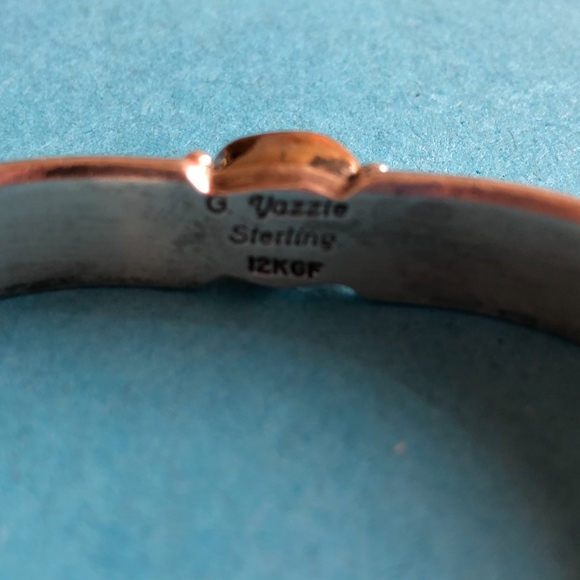 925 silver artisan bracelet by Geraldine Yazzie - Picture 3 of 8